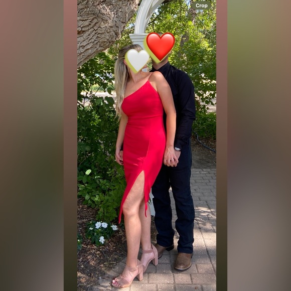 Princess Polly Red Midi Dress - Picture 9 of 9